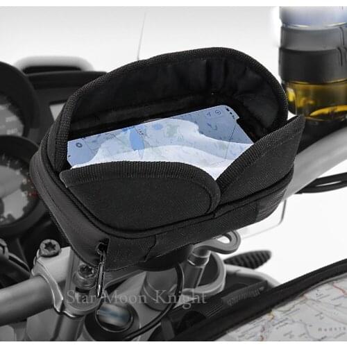 Mobile Phone GPS Plate Phone Holder Media Bag Navigation Bracket Waterproof bag For BMW R1200R LC R1200RS R1250R R1250RS
