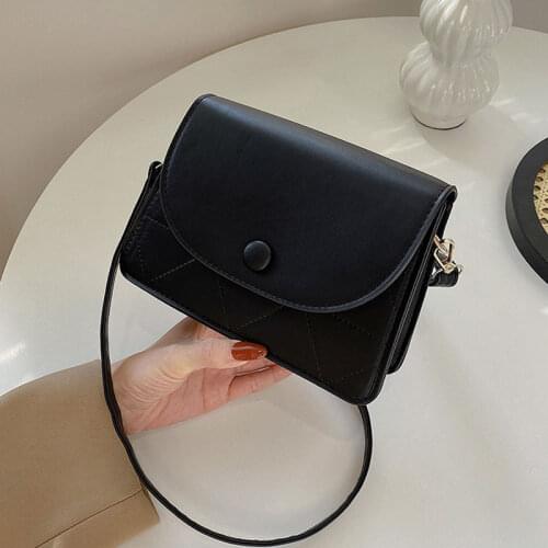 Fashion Small Square Handbags For Women High Quality Pu Leather Female Shoulder Bag Designer Spring Lady Crossbody Bags