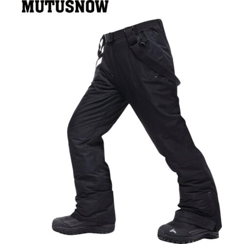 MUTUSNOW New Snowboard Pants Men High Quality Waterproof Winter Ski Pants Man Breathable Snow Pant Brand Male Skiing Trousers