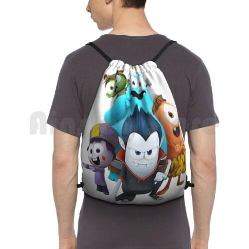 Onekiz The Spookiz Show New Family 2020 Backpack Drawstring Bags Gym Bag Waterproof Logo Kong Cover Funny Animated