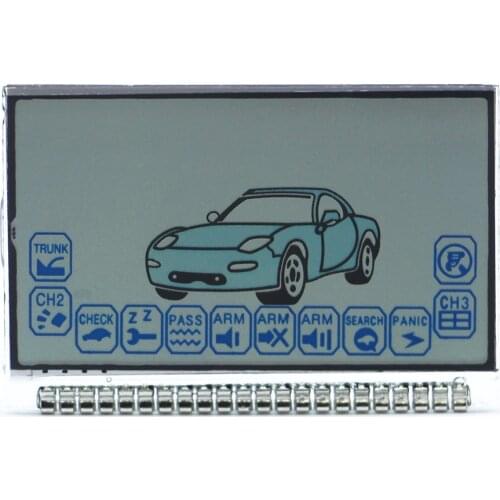 Wholesale A6 LCD Display Screen for Two way Car Alarm System Starline A6 lcd start stop Remote Controller Key Fob Keychain