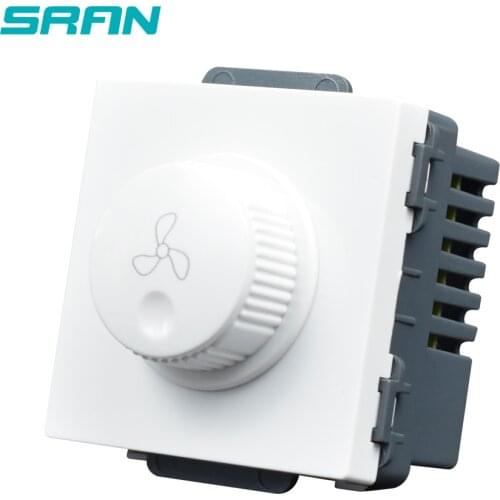 SRAN 52*52 Speed switch,Switch socket function module accessories suitable for 86*86 panels