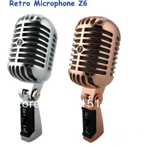 Professional Retro Microphone Speaker Jazz/blues Microphone With Metal Mesh Classic Dynamic Wedding Booth Mic Free Shipping
