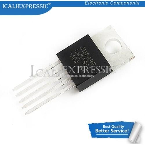 10PCS LM2596T-ADJ LM2596 LM2596T Voltage Regulators - Switng Regulators 150 KHZ 3A EP-DOWN VLTG REG TO-220-5 In Stock