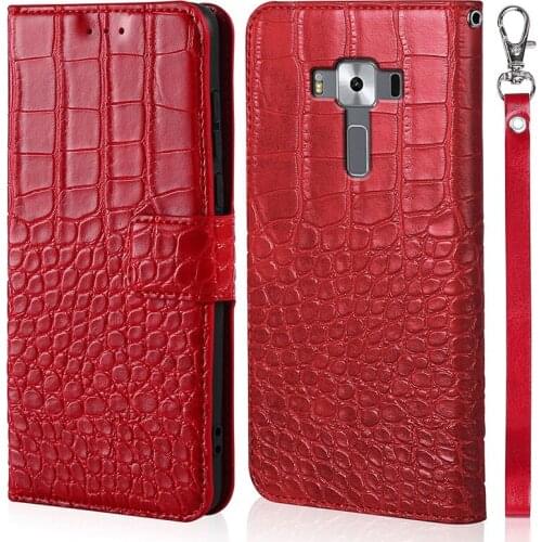 Luxury Leather Case For Asus Zenfone 3 Laser ZC551KL 3 ZE552KL 5.5 inch Card Magnetic Cover Asus 3 Delux ZS570KL Z016D 5.7" Case