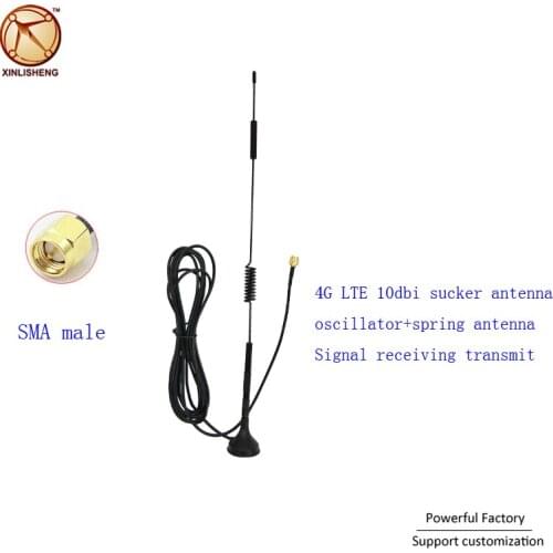Detachable oscillator+soring 4G LTE full band dipol communication antenna with signal receiving transmit antenna