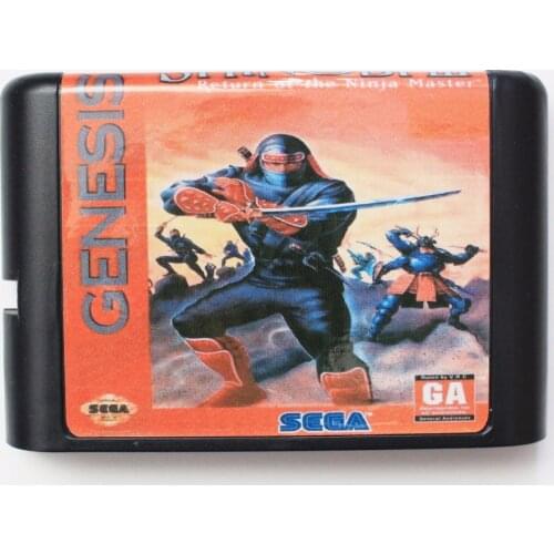 Shinobi Revenge Of The Ninja Master III 16 bit SEGA MD Game Card For Sega Mega Drive For Genesis