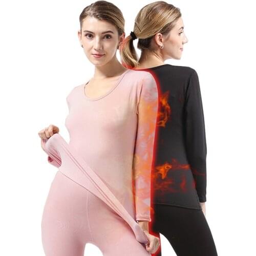 Winter Thermal Underwear Women Long Johns Sets Stretch Ladies Thermo Underwear Warming Thermo Clothing