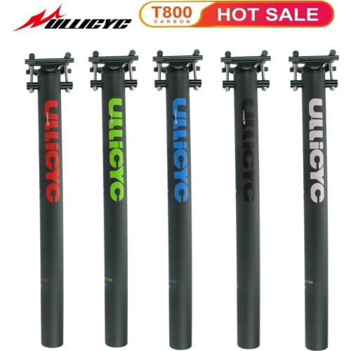 TOP brand Ullicyc Mountain Bike or road bike Full Carbon Bicycle parallel Seat posts Parts 27.2/30.8/31.6/33.9/34.9*350/400mm