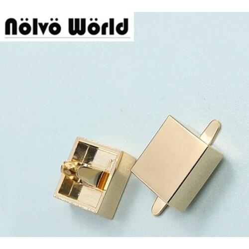 50pcs 13*13mm square head rivet for bags hardware,zinc alloy rivets accessories