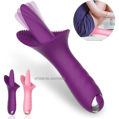 Female Pussy Masturbation Couple Foreplay Adult Sex Toy For Women Nipple Tongue Vibrator Machine Vaginal Clitoris Stimulator Egg