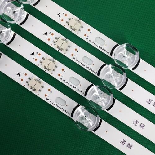 100% NEW 8 PCS(4*A,4*B) LED strips substituted new for LG INNOTEK DRT 3.0 42"-A/B Type 6916L 1709B 1710B 1957E 1956E 6916L-1956A