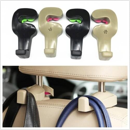 2pcs Car Shopping Bag Holder Seat Hook Hanger For Renault Koleos Clio Scenic Megane Duster Sandero Captur Twingo