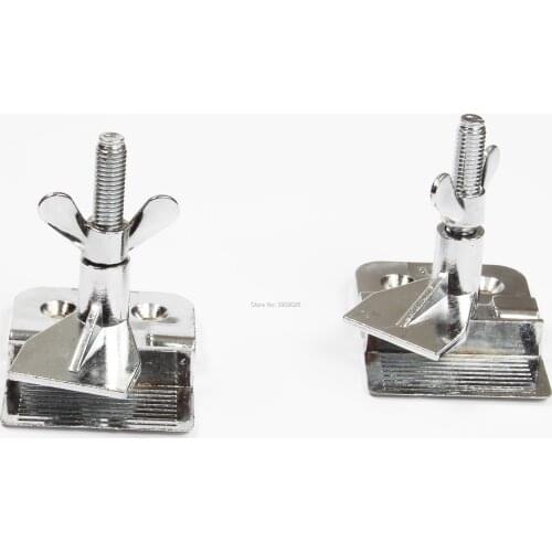 Free Shipping 2Pcs Silk Screen Printing Butterfly Hinge Clamps High Perfect Registration All Alloy Steel Home DIY