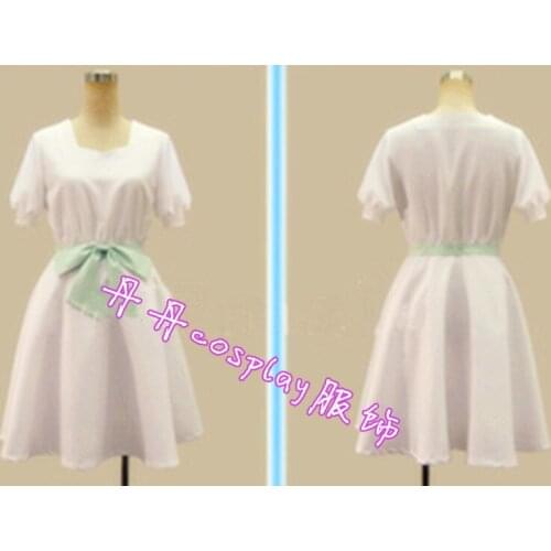 Custom cheap white dress Yui Cosplay Costume from Sword Art Online 11