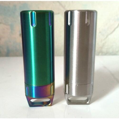High Quality Stainless Steel Medicine Seal Capsule Bottle Mini Canister Toothpick Box Outdoor Camping Small Tool