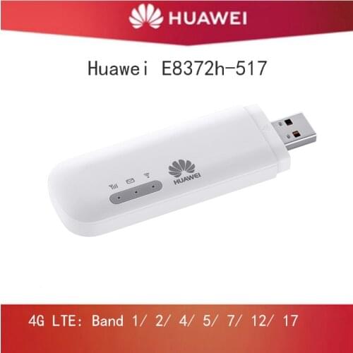 Huawei E8372 E8372h-517 4G FDD Band B1/B2/B4/B5/B12/B17 Support 10 Wifi Users LTE Modem Antenna Peak Gain Wifi Frequence Origin