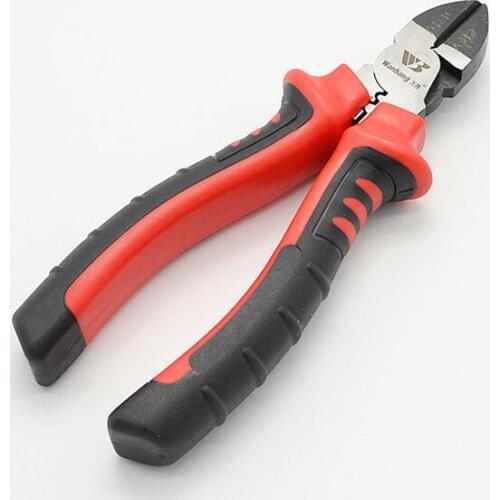 6" Heavy Diagonal Pliers Crimping Tool Wire Stripper Multi Tool High Carbon Steel Cutting Pliers Hand Tools