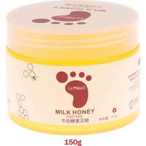 Honey Milk Foot Wax Feet Mask Nourishing Whitening Dead Skin Exfoliating