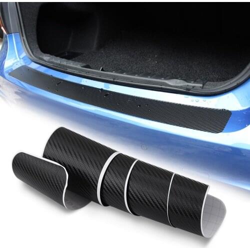 Carbon Fiber Car Rear Trunk Stickers For BMW E46 E90 E36 E53 F20 F30 F10 E60 X5 X1 X6 M3 M5 Accessories