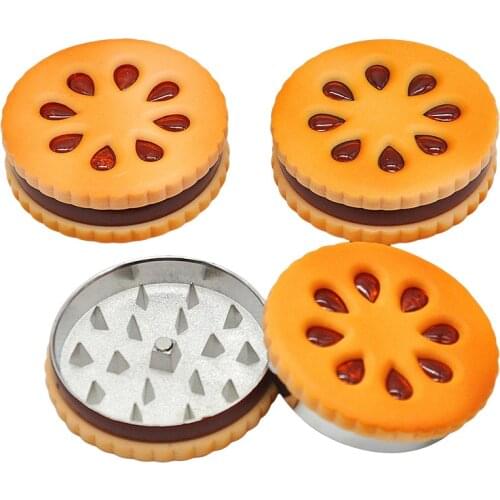New cute design Herb Grinder Metal+plastic Smoke Tobacco Grinder