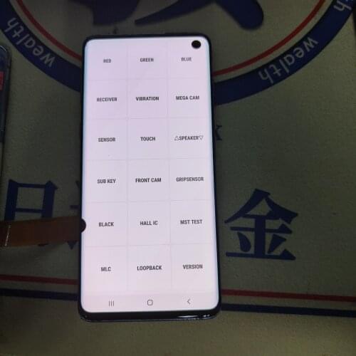 Single sale Original LCD For Samsung S10 SM-G9730 G973F LCD Display Touch Screen Digitizer With Dead pixel