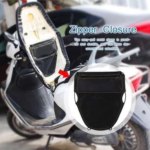 Motorcycle Seat Wall Organizer Tool Storage Zipper Bag For Touring For Moped Storage Case Waterproof Bag
