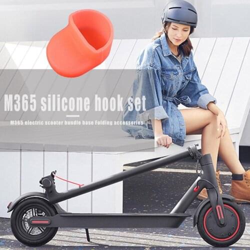 M365 Rear Fender Silicone Hook Cover Safety Electric Scooter Back Mudguard Shield Parts Necessary Outdoor Scooter Gadgets
