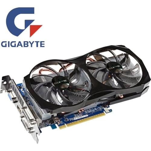 GIGABYTE GV-N650WF2-1GI Video Card GTX 650 1GB 128Bit GDDR5 Graphics Cards for nVIDIA GTX650 Geforce HDMI Dvi Used VGA Cards