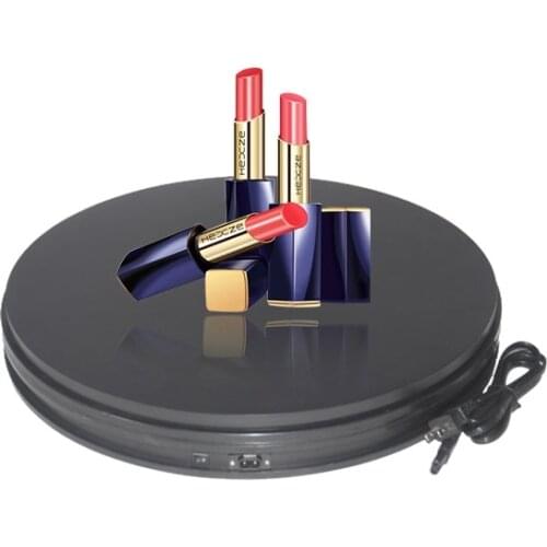 25cm Photography Photo Studio Rotating Display Stand 360 Degree Electric Product Turntable for Model Jewelry Watch Toy Display