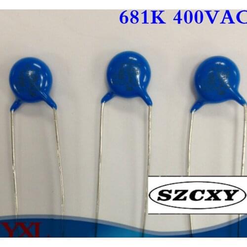 100% New and original X1Y1 681K 400VAC 680PF Safety Y capacitance