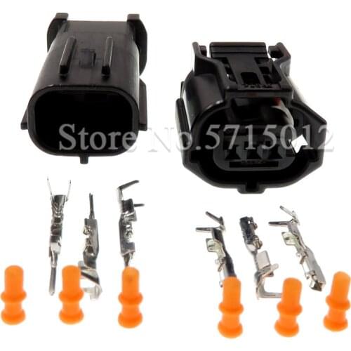 3 Hole 12353 6189-1129 6188-4920 Wire Connector Headlight Lamp Socket Camshaft Sensor Plug For Toyota Lexus