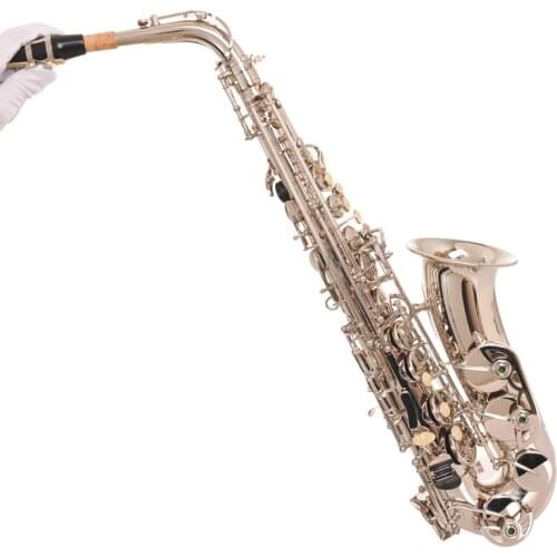 JM Alto Saxophone Eb Flat Saxophone Nickel silver Brass Sax Professional musical instrument Free shipping