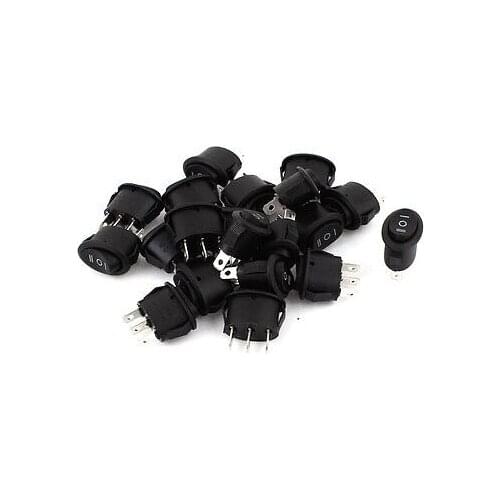Car Auto SPDT ON-OFF-ON 3 Position 3pin Boat Rocker Switches 20Pcs
