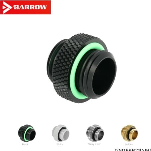 Barrow G1 / 4 "Black / Bright Silver / Gold / White Mini Double Outer Teeth Connector MINI To Wire TB2D-MINI01