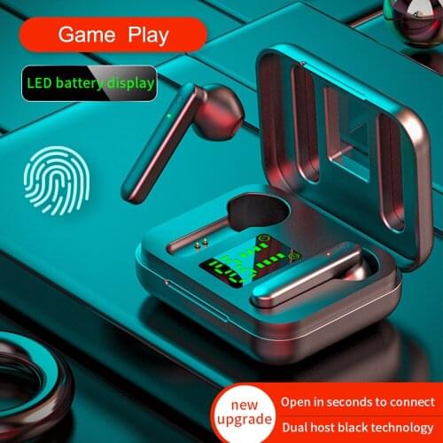 Handfree Earphones For iPhone 12 Mini 12 Pro Max 11 XR XS Max X SE 2020 8 Plus 7 Wireless Touch Control Headphones Sport Earbud