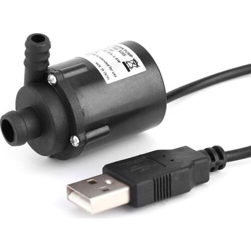 DC 12V 280L/H Micro Brushless Submersible Water Pump Motor Cooling Pump+USB