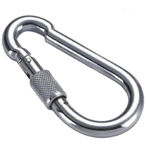 Hammock Swing Snap Hook Buckle Screw spring Carabiner Quick Hanging Belts Hook Survival Outdoor Clasp Camping Equipment Tools
