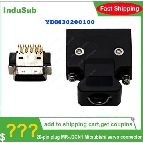 YDM30200100 CN2 Encoding Connector 20-pin plug MR-J2CN1 Servo connector