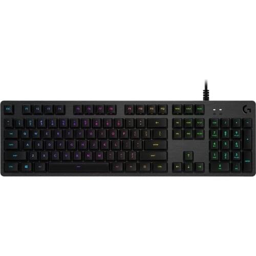 Logitech G512 CARBON Full Size RGB Mechanical Keyboard ROMER-G Switch Game Notebook Desktop Keyboard