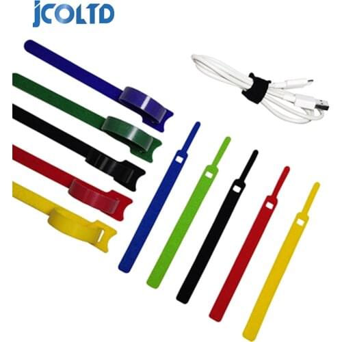 25PCS Reusable Cord Organizer Keeper Holder, Fastening Cable Ties Straps for Earbud Headphones Phones Wire Wrap Managemen