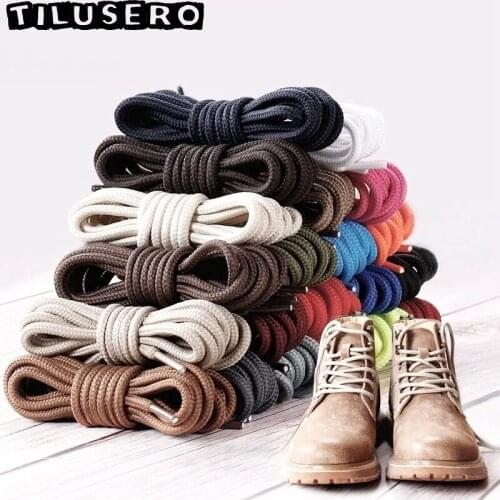 1Pair New Shoelace Top Quality Polyester Solid Classic Round Shoelaces Casual Sports Boots Lace 90cm 120cm 150cm 16 Colors