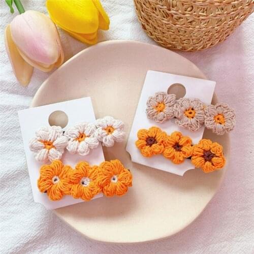 New Women Children Accessories Hairpins Barrettes Baby Fabric Bow Flower Headwear Hair clips Girls Headdress