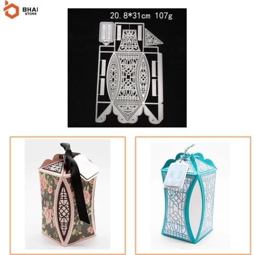 New Design Exquisite Gift Box Metal Cutting Dies Cut Decoration Scrapbook Paper Card Christmas Embossing Decor Craft 2021