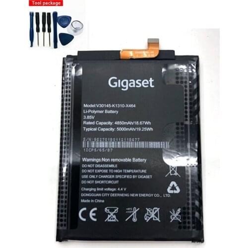 Original battery V30145-K1310-X464 3.85V 5000mAh/19.25Wh For Gigaset GS270 smartphone Battery