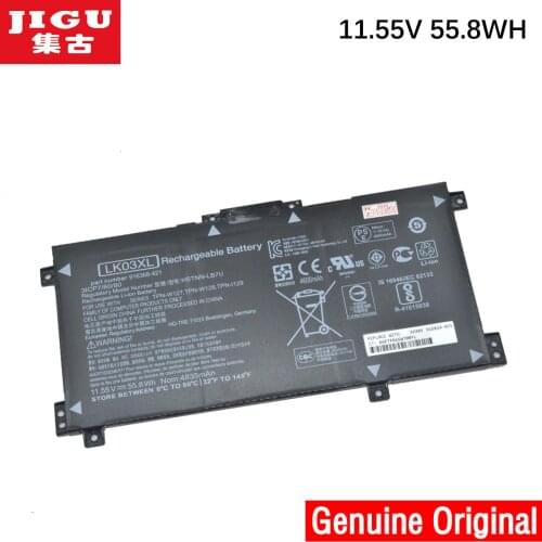 JIGU 11.55V 55.8WH HSTNN-LB7U UB71 HSTNN-UB7I LK03XL TPN-I129 Original New Laptop Battery For HP 2PS78EA For Envy x360 15z