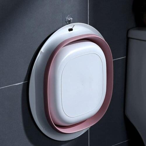 Plastic Folding Basins Portable Sinks Folding Washtub Bathroom Kitchen Accessoriestravel Folding Washbasin three Models