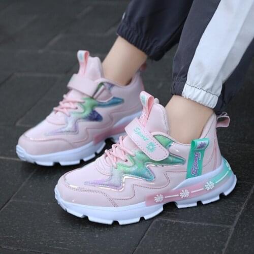 Girls Tennis Sports Shoes Fashion Children Sneakersfor Girls Casual 2021 Autumn Toddlers Shoes Boys Running Shoes