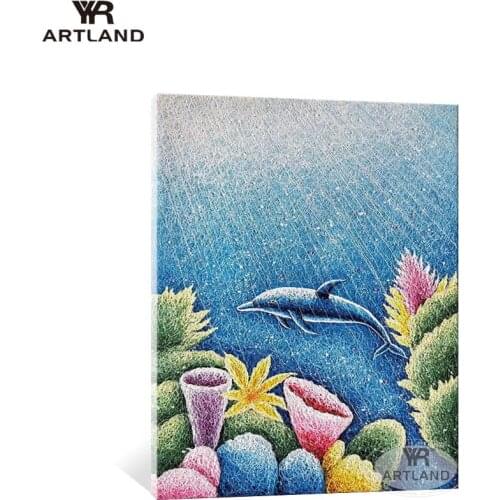 Wedding decoration line drawing Hand made abstract oil painting on canvas wall decor hanging pictures for living room bedroom