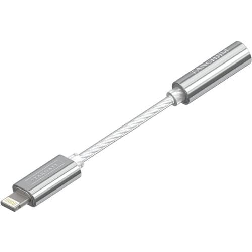 TANCHJIM Stargate MFI HD Audio Decoding line Lighting to 3.5mm Silver alloy Use for iPhone/iPad/iPod